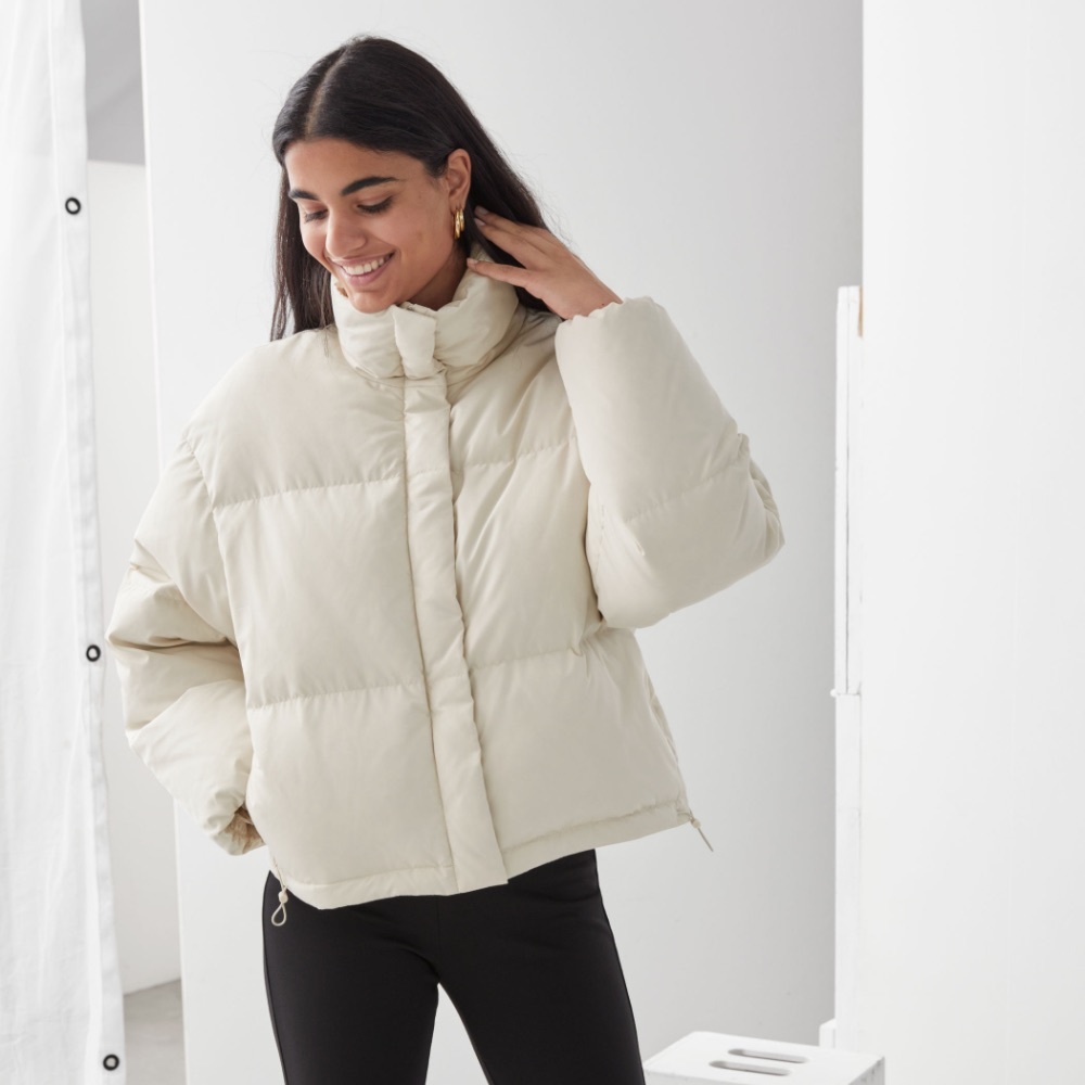 & Other Stories Short Oversized Puffer Coat